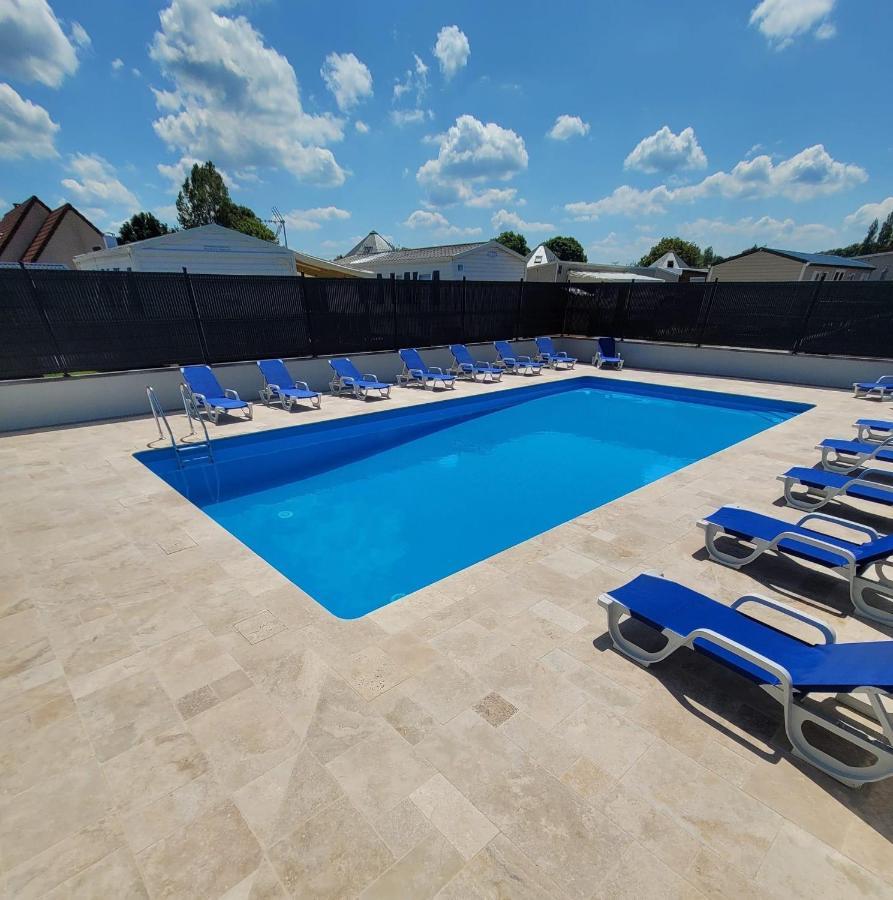 Camping le clos savoye Biville-sur-Mer Exterior foto